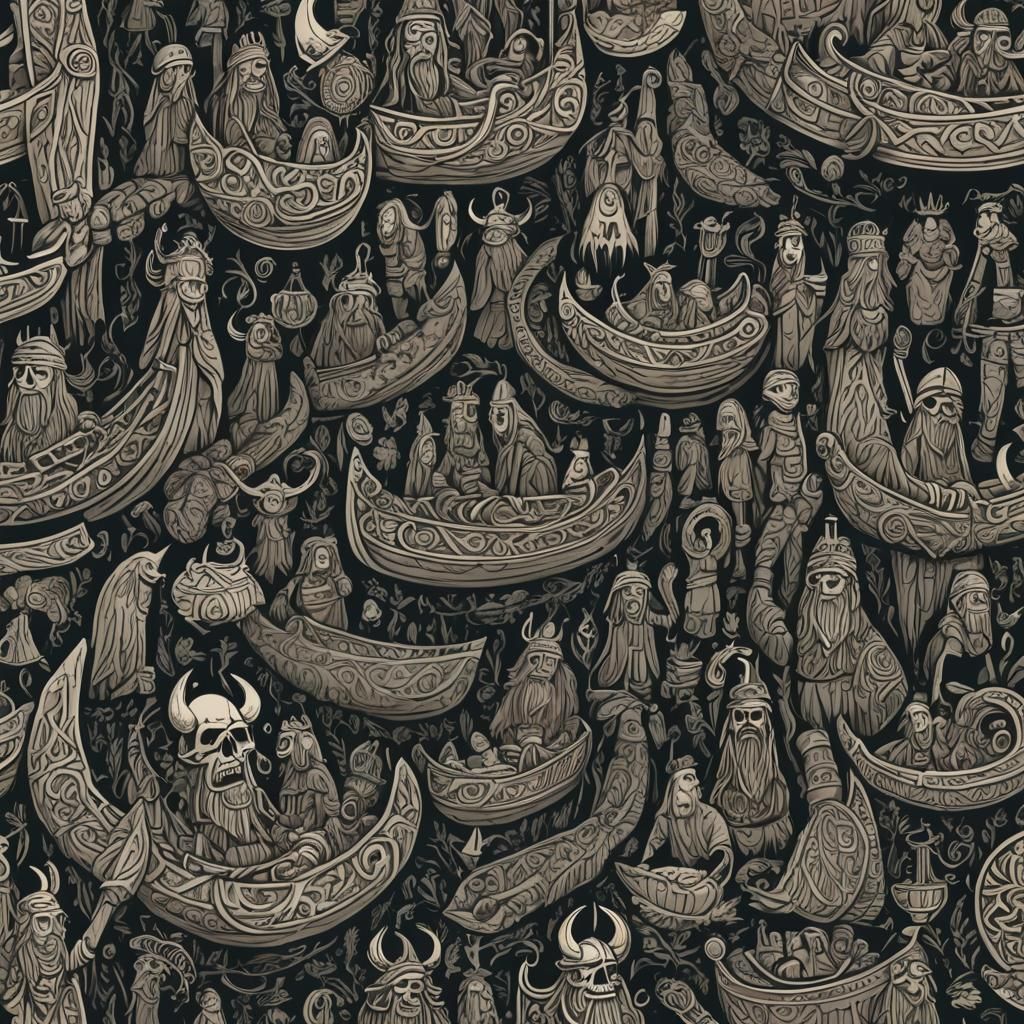 Elaborate Viking Funeral Sending Warrior to Valhalla