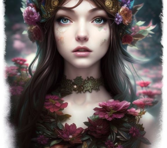 Fairytale Elf Beauty in Hyper-Realistic Digital Art