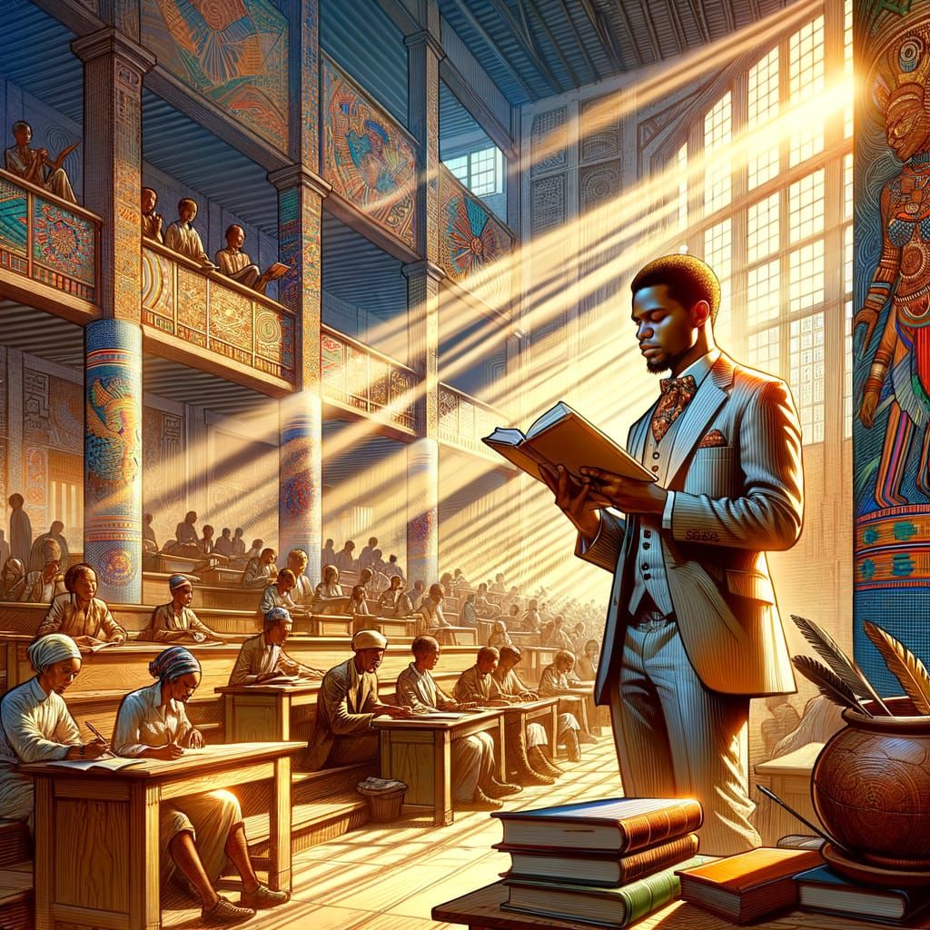 African Scholar in Traditional University Setting