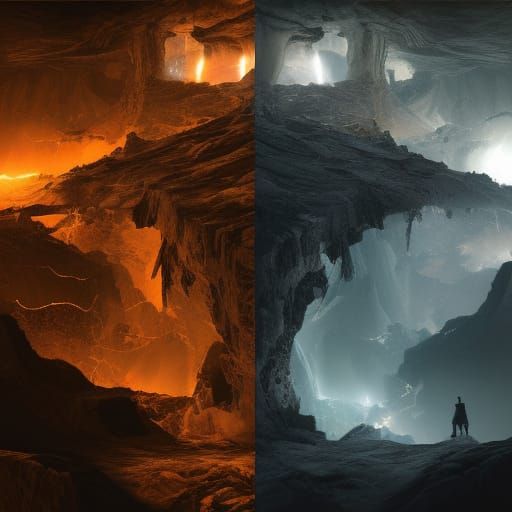 World Split in Half: Dramatic Digital Matte Painting