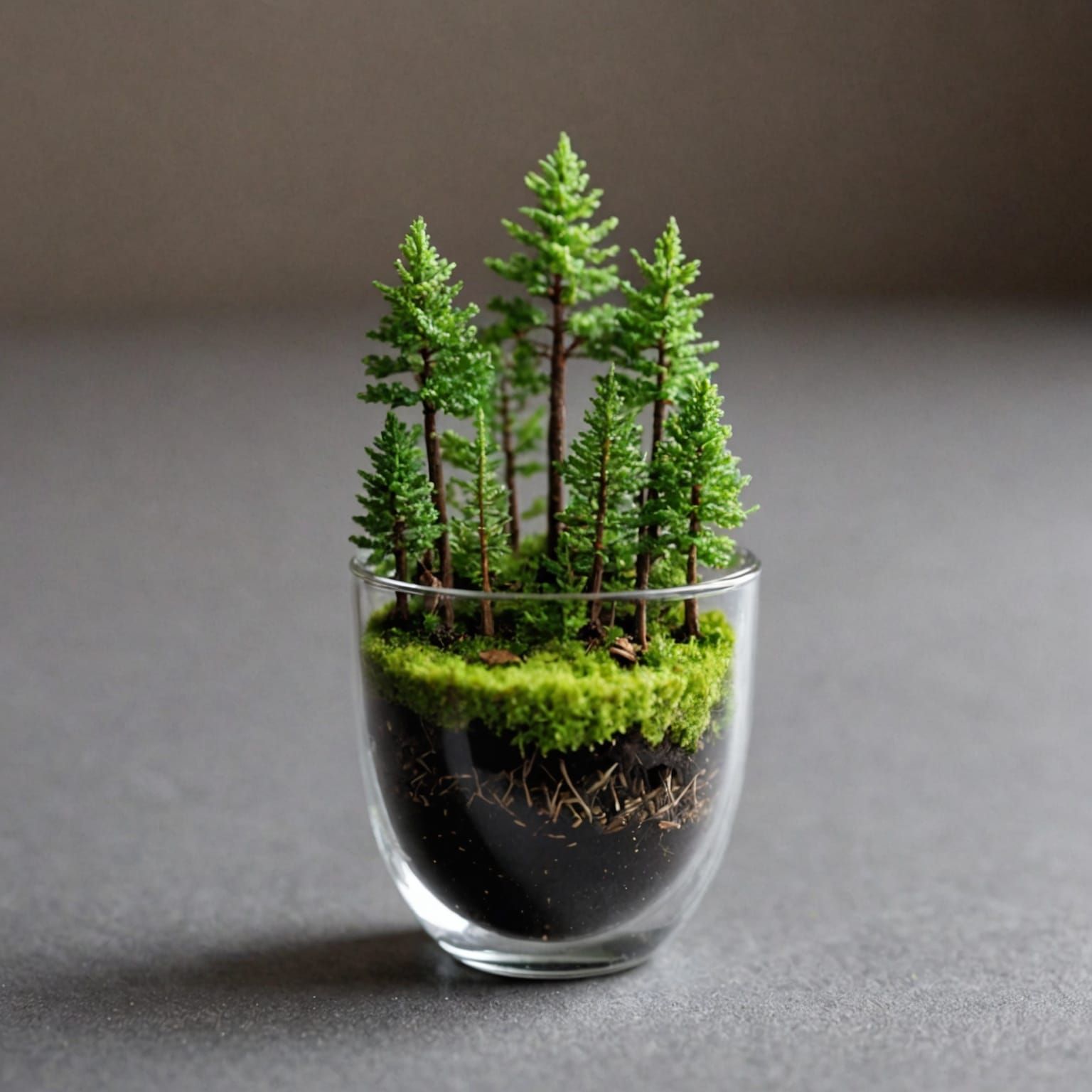 Miniature Forest in a Spoon: Tiny World