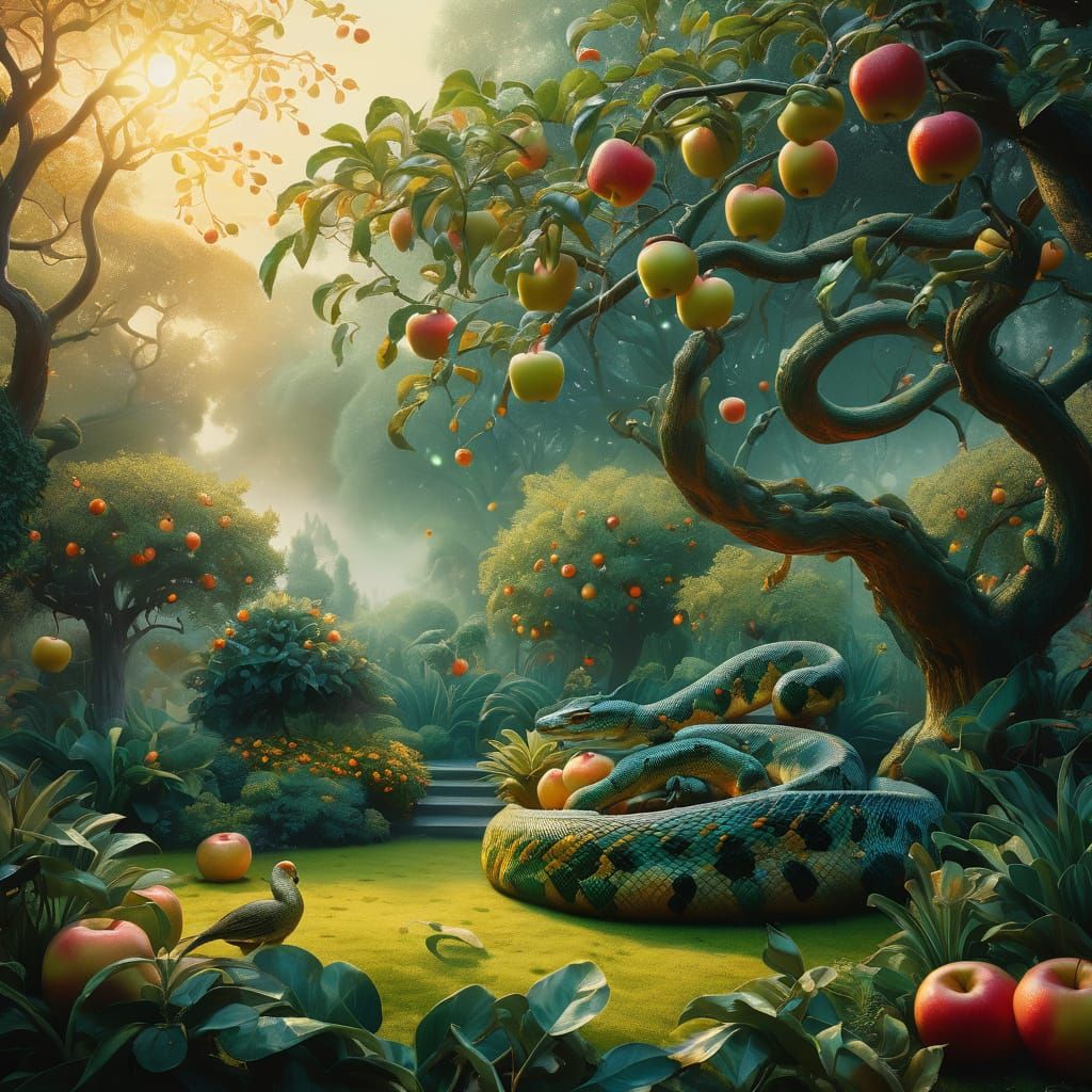 "Garden of Eden -The cradle of beauty, the root of desire- K...