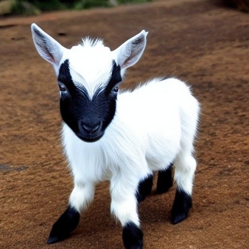 Cute Newborn Pygmy Goat Image