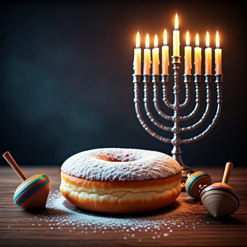 Majestic Hanukkah Display in Resplendent 8K