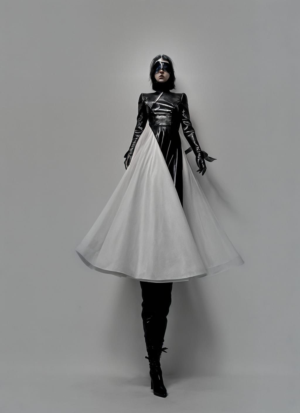 Avant-Garde Rock Star Fashion Photograph