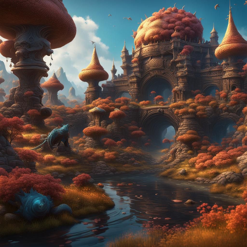 Dragons in Poopoo Land: Fantasy Concept Art
