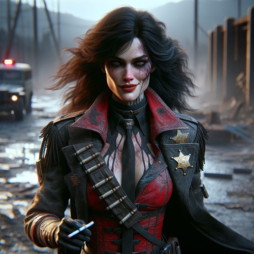 Post-Apocalyptic Sheriff Concept Art