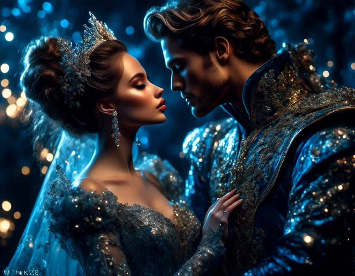 Glass Prince Kissed by Moonlight Princess