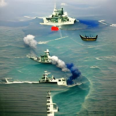 Naval Battle in the South China Sea
