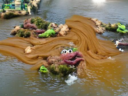 Muppets in River Sludge: AI Generated