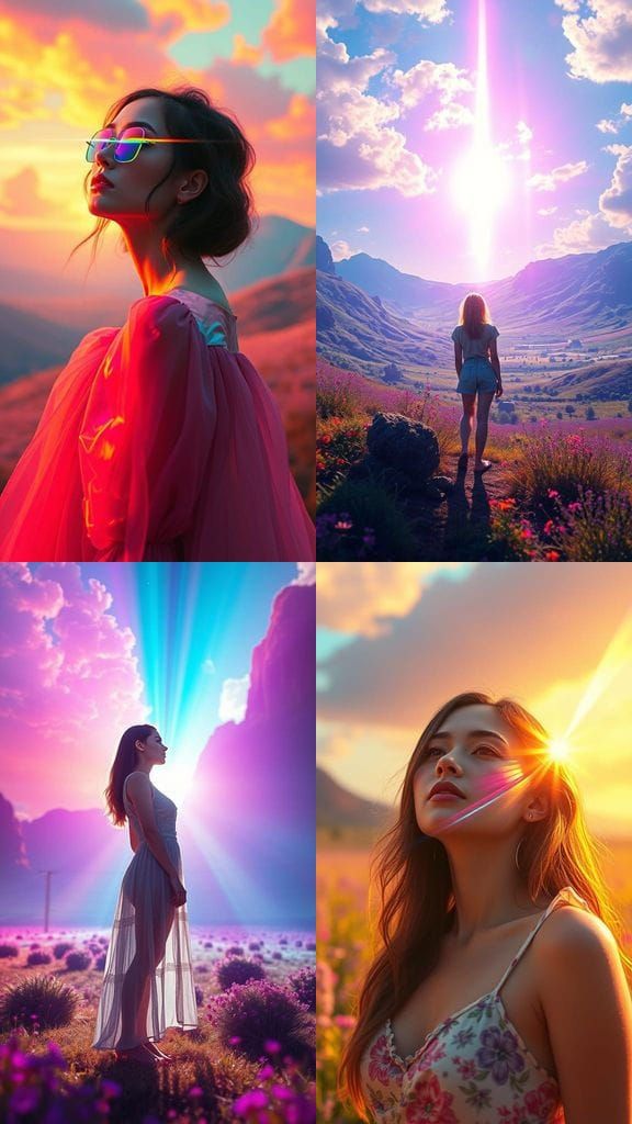 Prismatic Light Illuminating the World