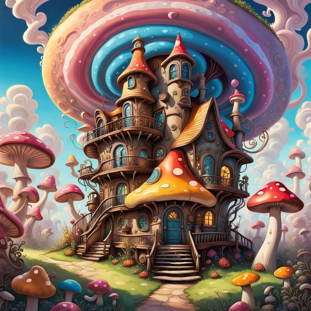 Mushroom pixie house 1.0