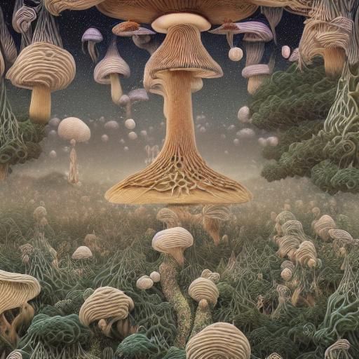 Surreal Poem Composition in Starship, Fairytale Style