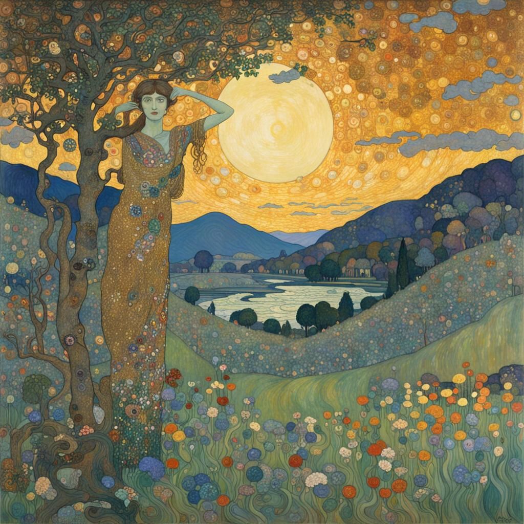 Art Nouveau-Inspired Masterpiece