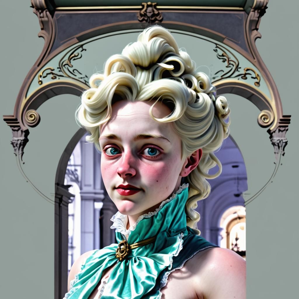 Art Nouveau Rococo Architecture Rendering