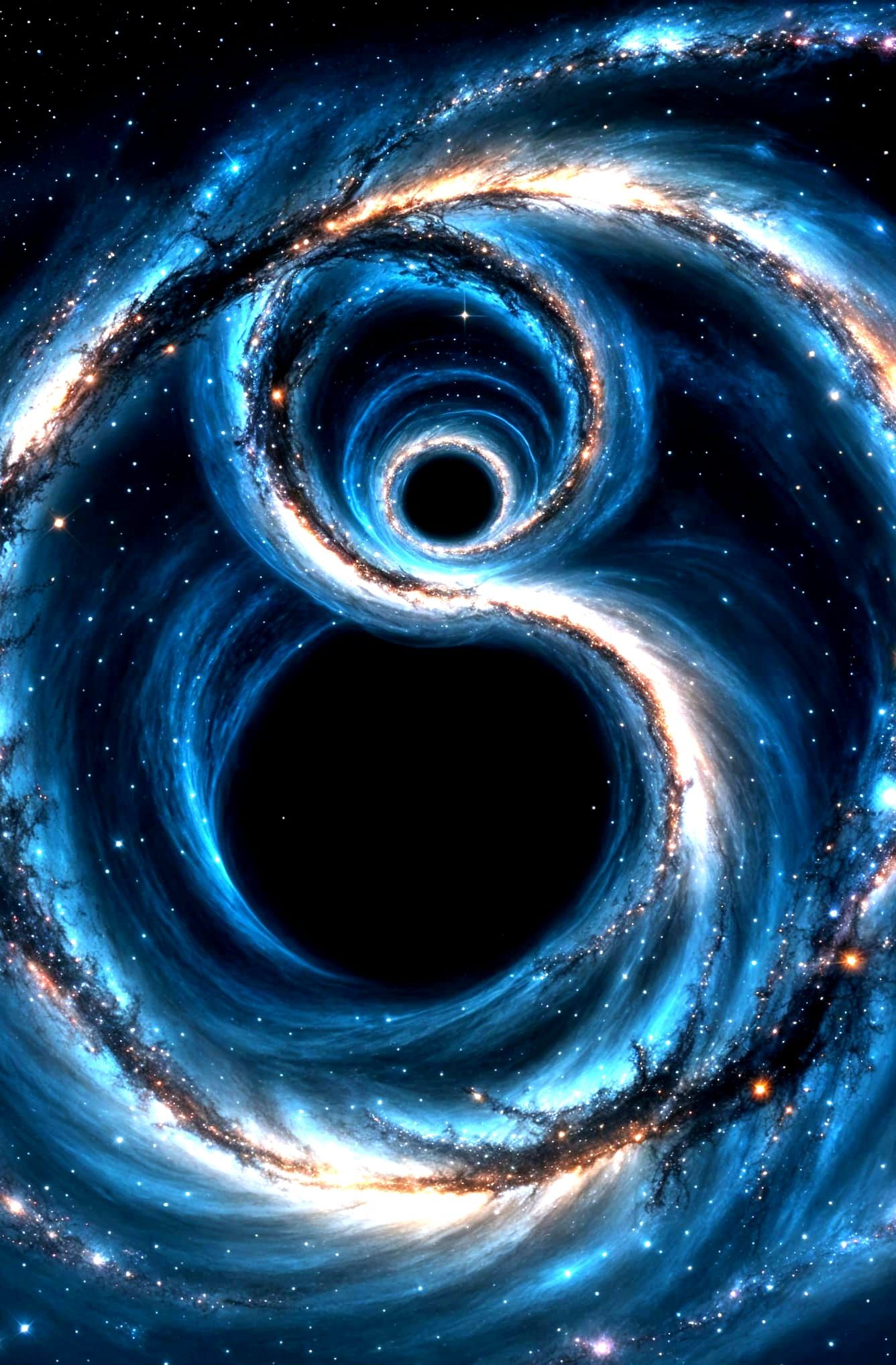 Galactic Infinity Symbol in Cosmic Fantasy