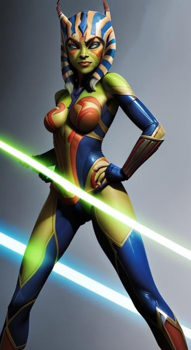 Ahsoka Tano as Super Skrull: Digital Art