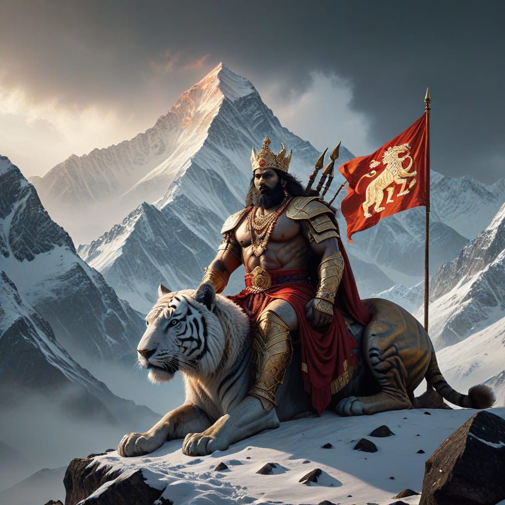 Epic Tamil King Karikala Cholan in Himalayan Winter Wonderla...