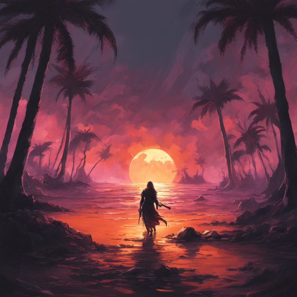 Halloween in Hawaii: Tropical Fantasy Art