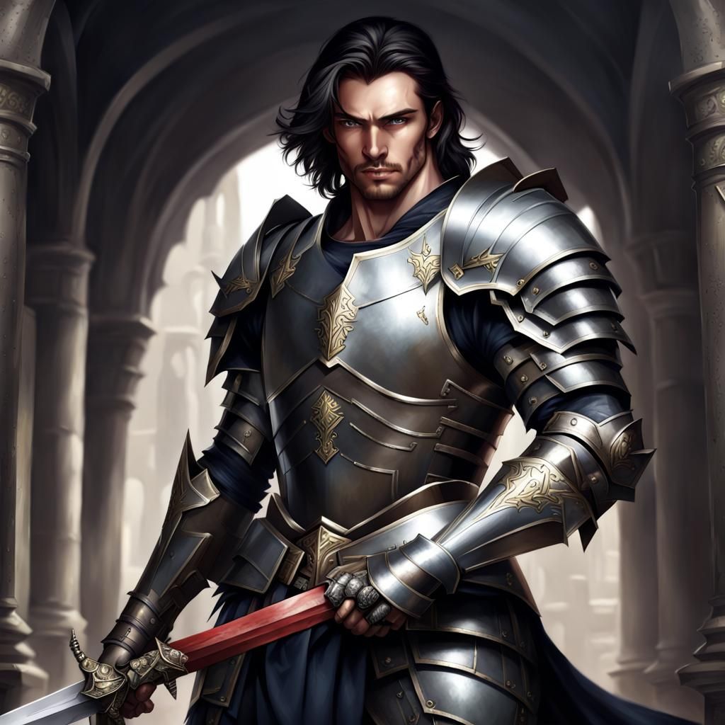 Armored Warrior with Sword