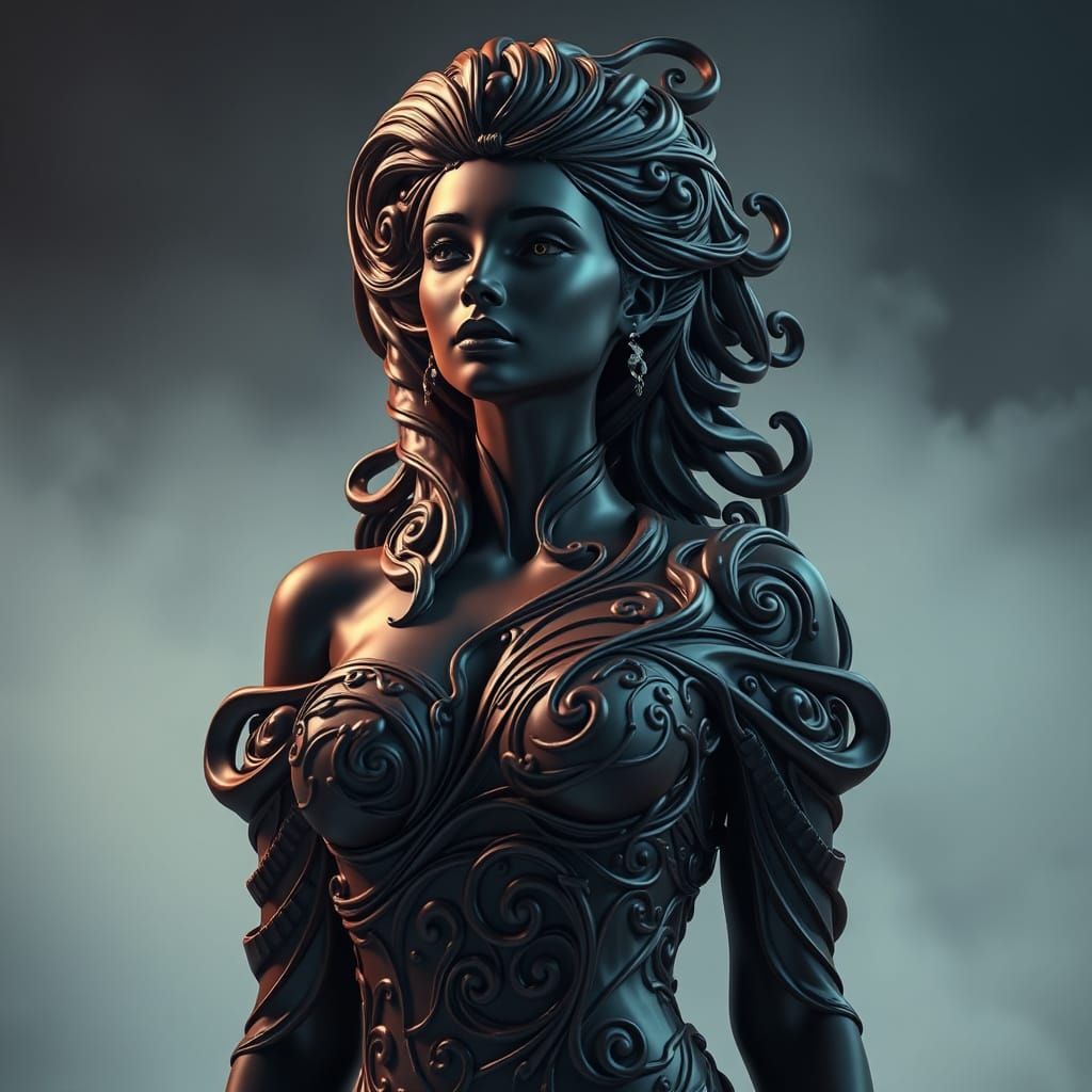 A beautiful chocolate 🍫  woman