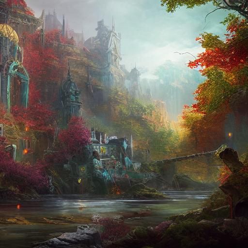 Intricate Acrylic Pouring of Cubed Glass