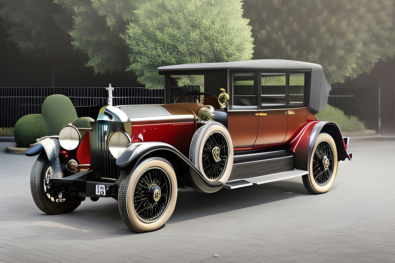 1923 Rolls Royce Twenty: Photorealistic Masterpiece