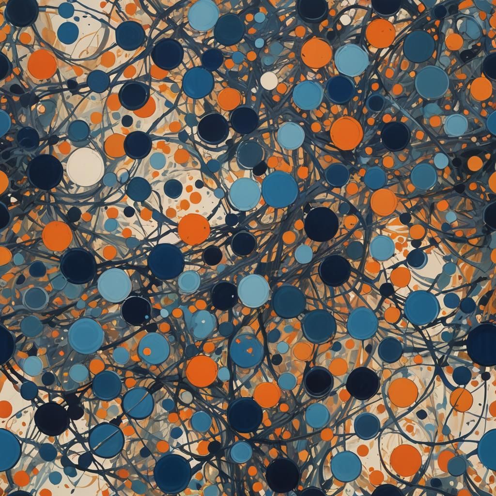 Abstract Expressionist Circles and Squares in Studio Ghibli ...