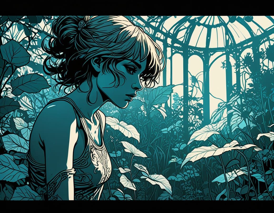 Punk Rock Botanist Cultivating Strange Plants: Turquoise Ske...