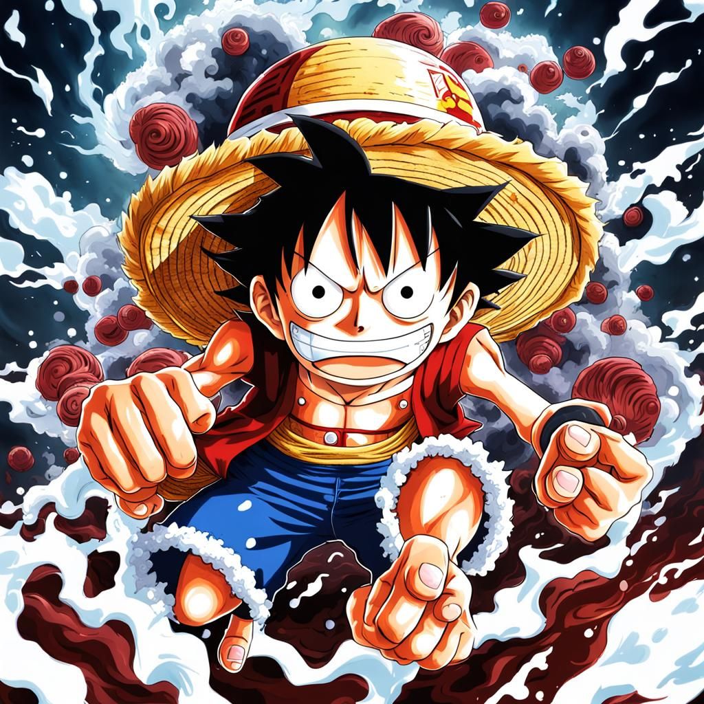 Luffy Gear 5: Anime Key Visual