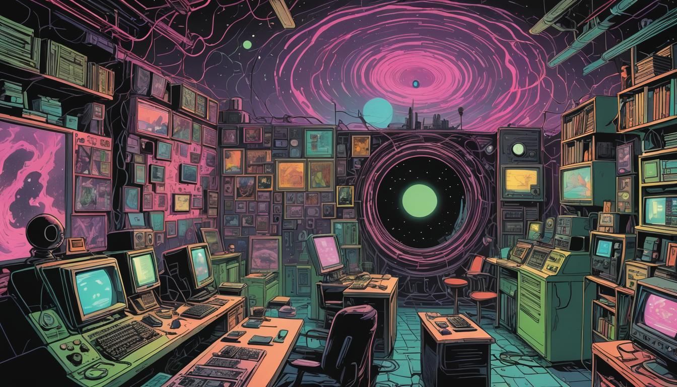 Black Hole Eats Taxes: Polish Comic Art