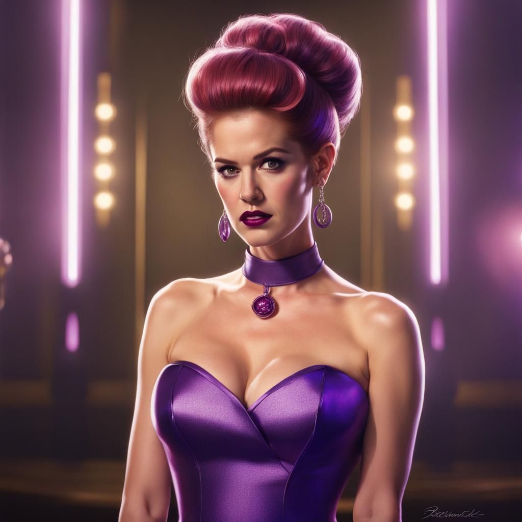 Daphne Blake in Electric Purple Prom Dress