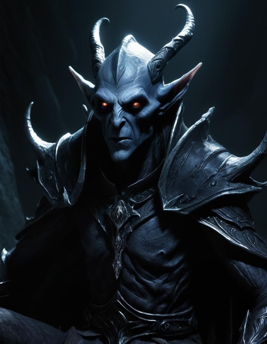 Drider in Underdark Lair: Cinematic Nightmare Creature