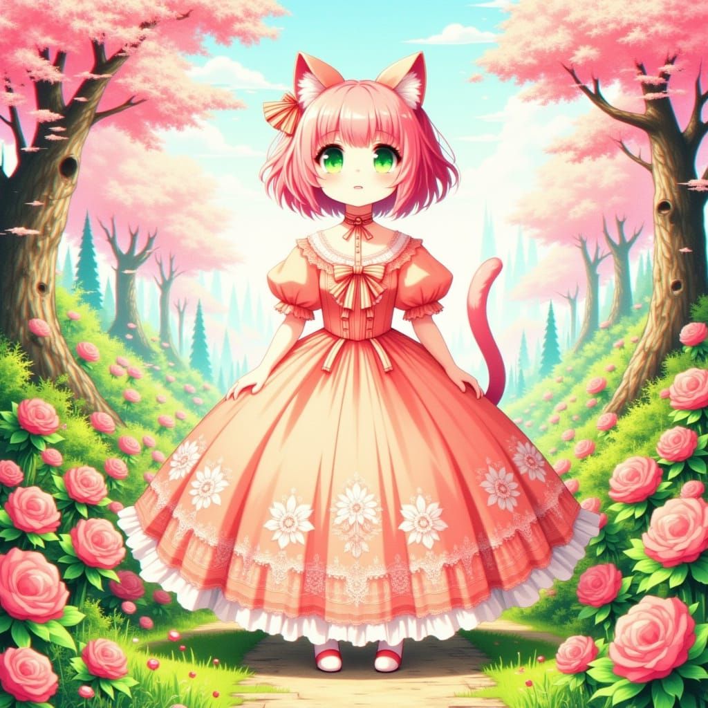 Kawaii catgirl dream