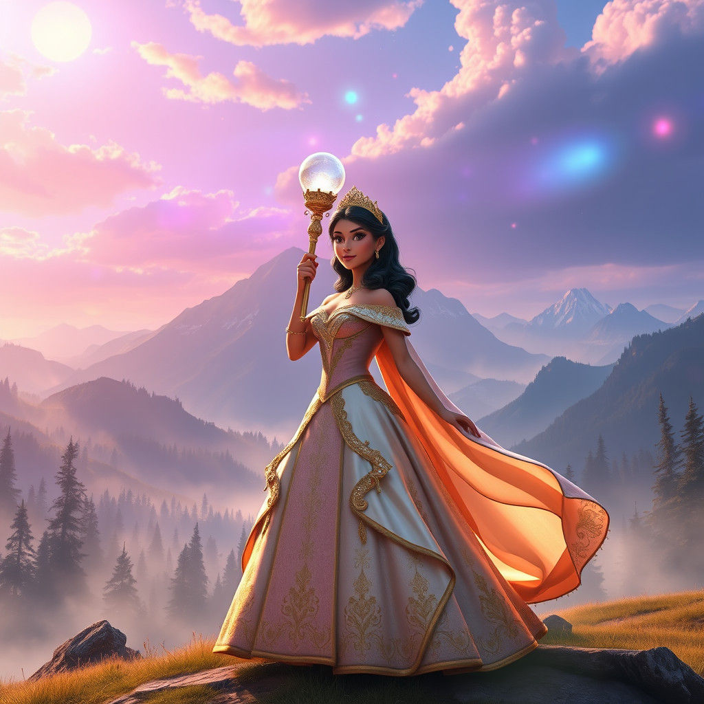 Princess Elena of Avalor with Scepter of Light