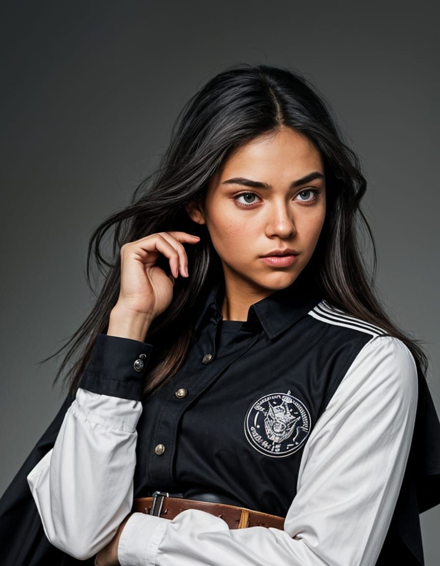 Arlina Sofia Ryker. "Papa, sir? Stop telling me I'm not ugly...