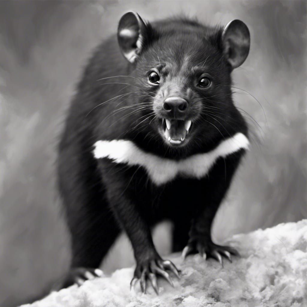 Tasmanian Devil Drawing