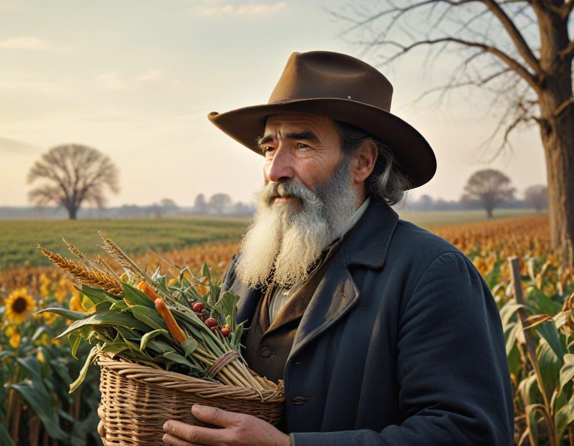 A Carol of Harvest For 1867 Poem Illustration