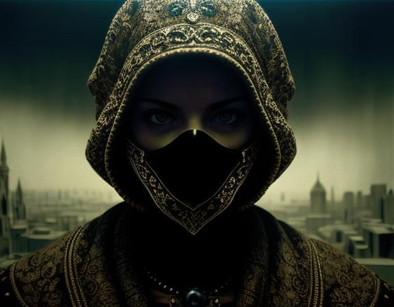 Renaissance Horror in Bold Digital Art