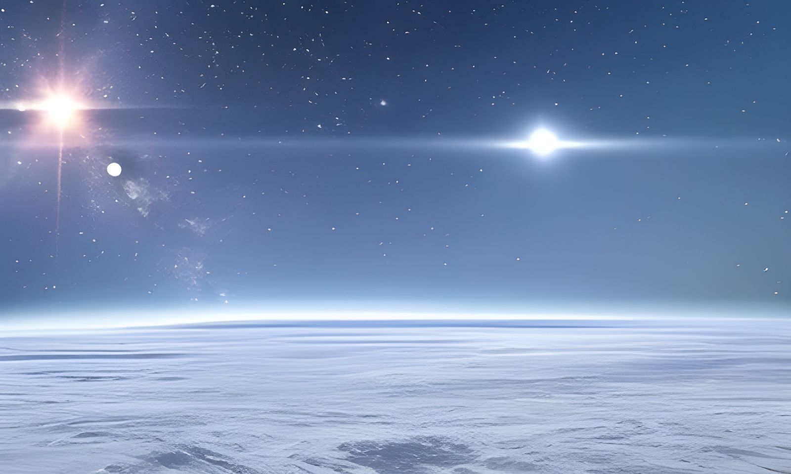 Icy Exoplanet Orbiting Binary Stars