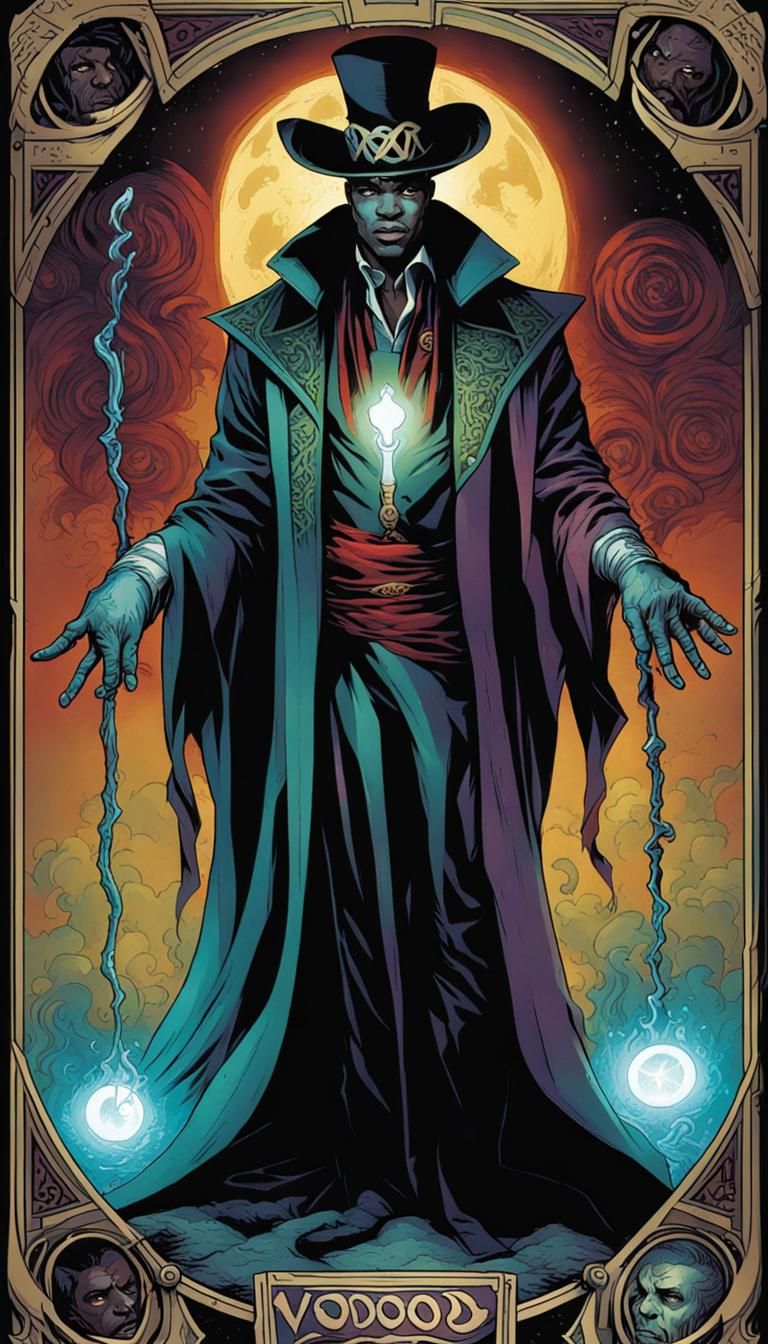 Brother Voodoo as The Magician Tarot Card