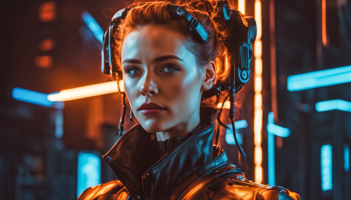 {
  "shot": {
    "composition": "Medium close-up portrait, ...