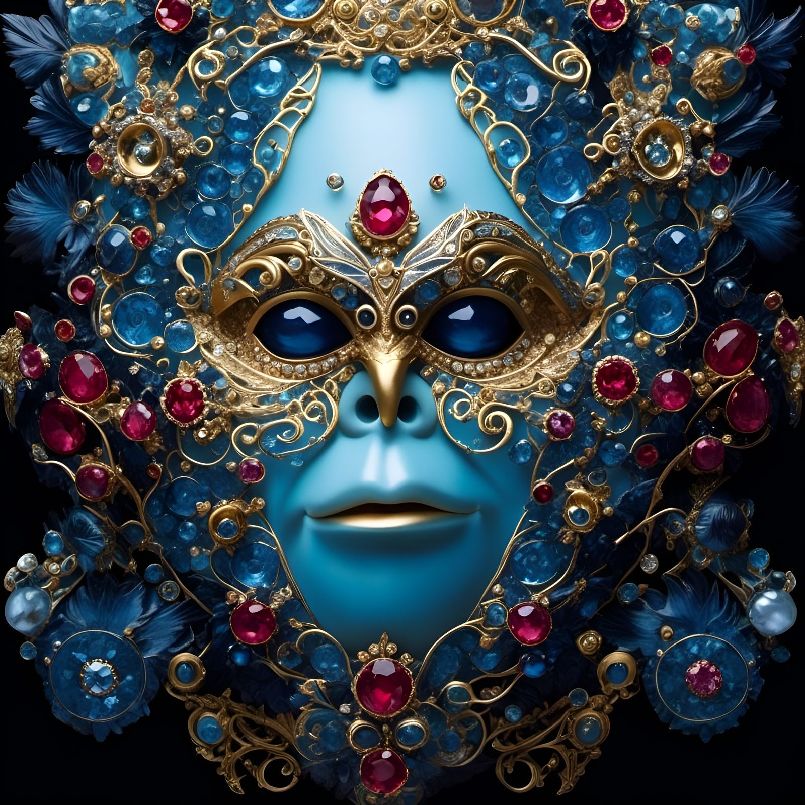 Hyperdetailed 3D Tessellated Figures with Cloisonne