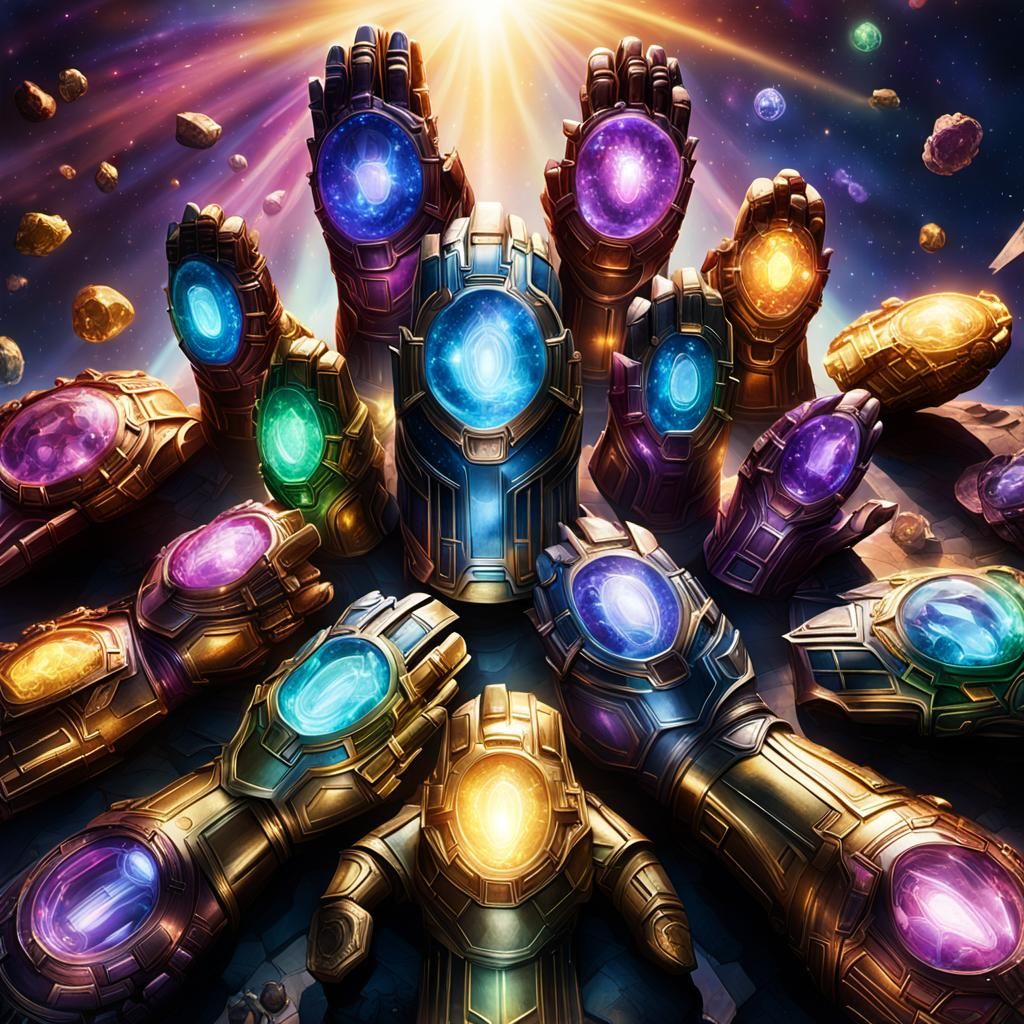 Infinity Gauntlet Concept Art in Unreal Engine 5