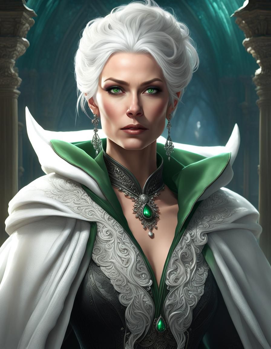 Ice Elf Queen Concept Art in 8K