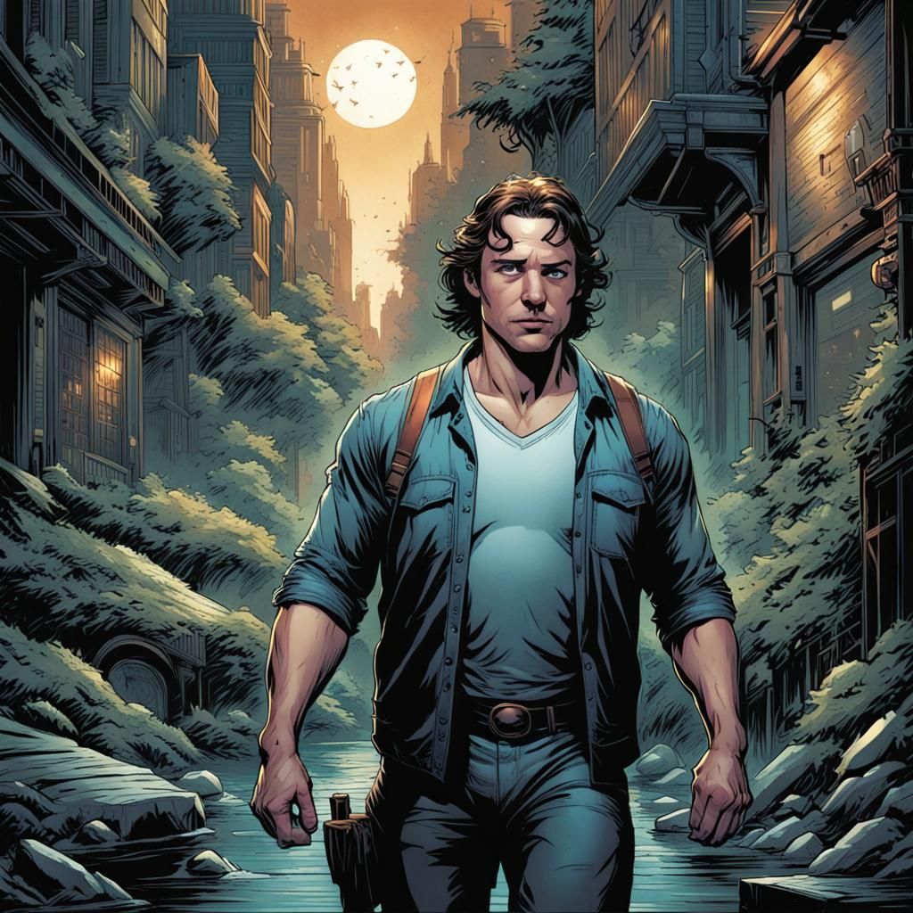 Dynamic Comic Book Art Illustration