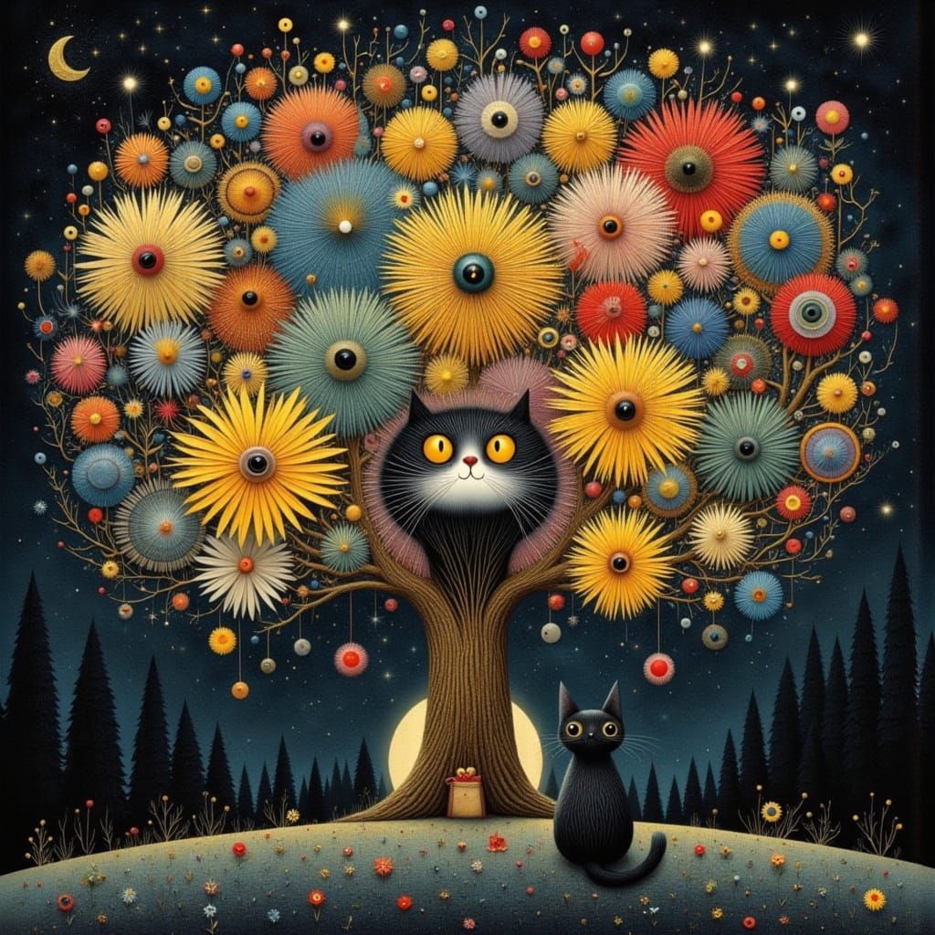 Surreal Kintsugi Bouquet: Mourning Meets Astral Peace