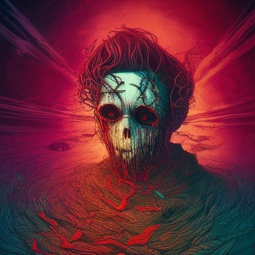 Dark Gothic Dystopian Concept Art in 8k