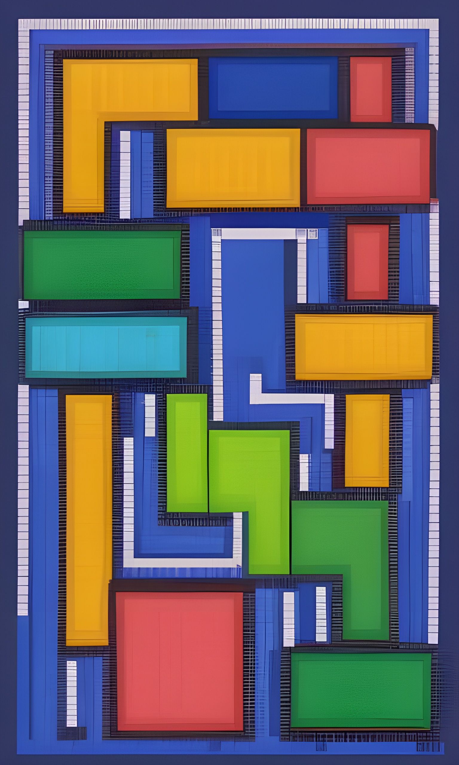 AI Generated Tetris Image