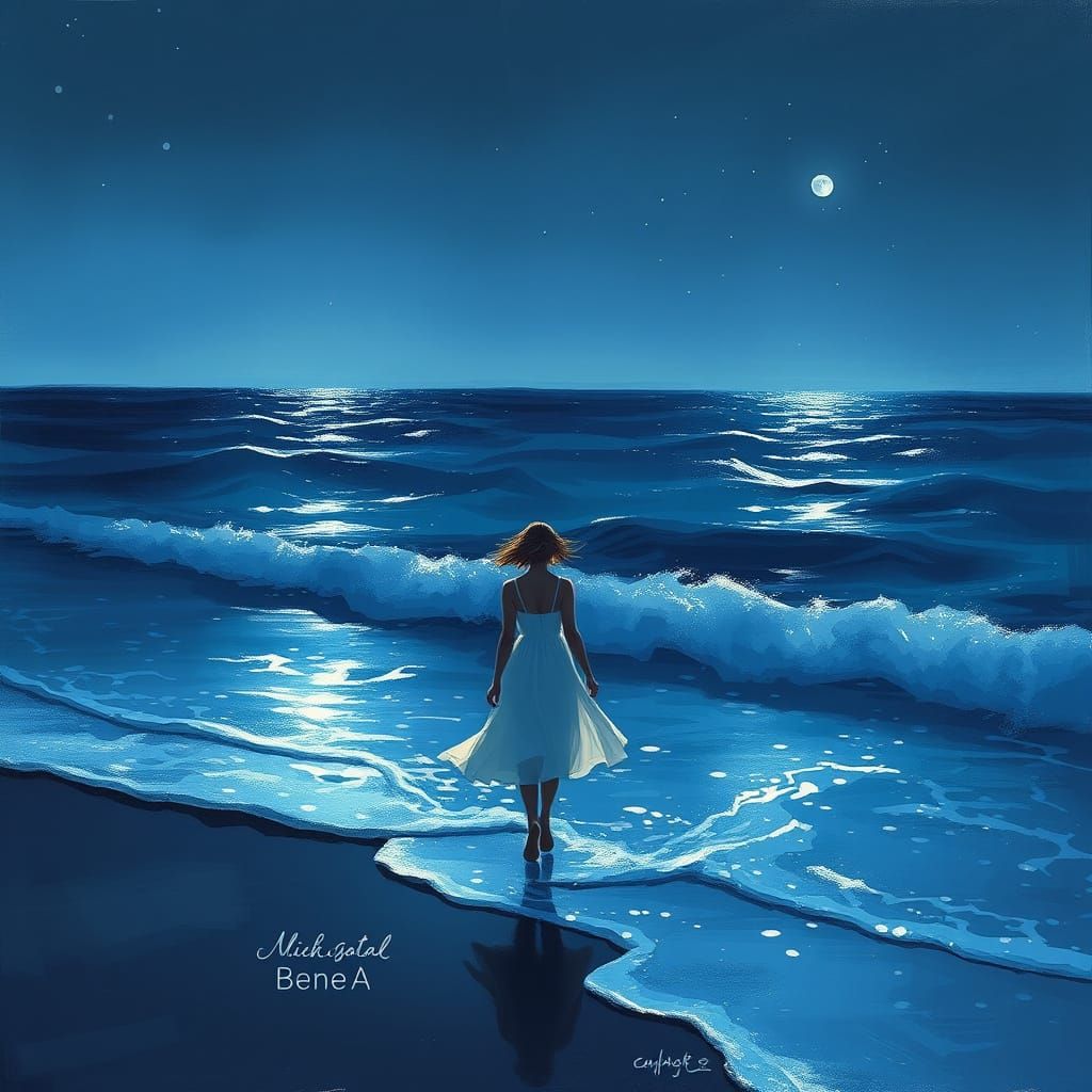 As the sun dips below the horizon, painting the sky in molten gold and deep violet